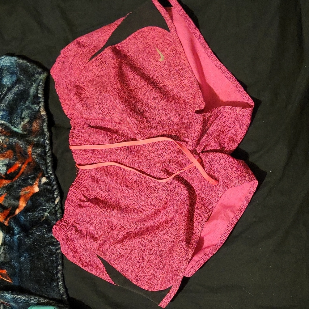 Pink Nike shorts